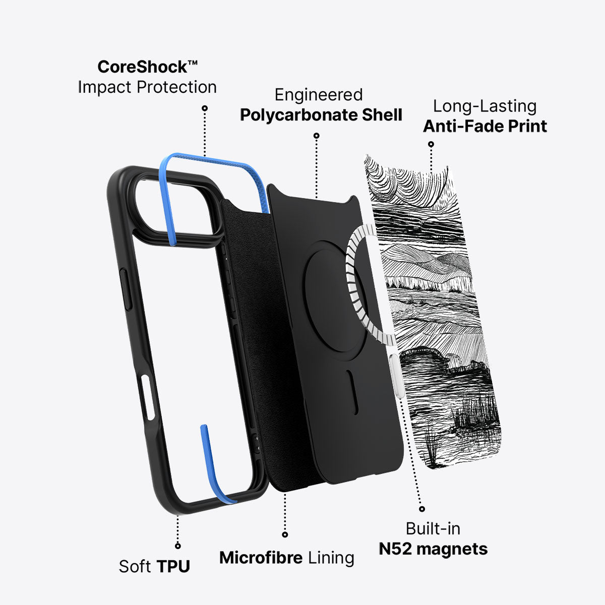 Linear Landscape - iPhone 17 Air Case #case type_core (magsafe)