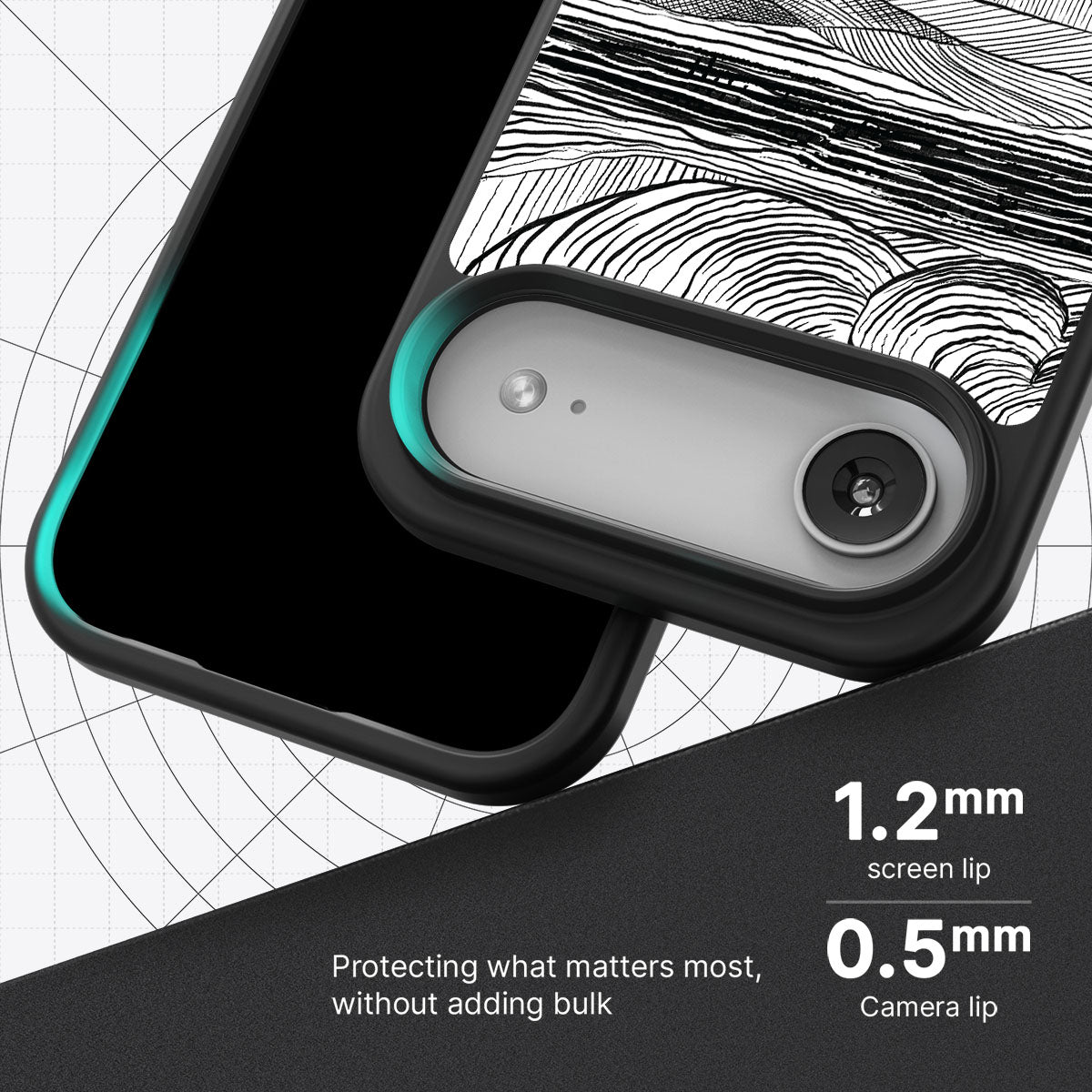 Linear Landscape - iPhone 17 Air Case #case type_core (magsafe), #case type_core (non magsafe)