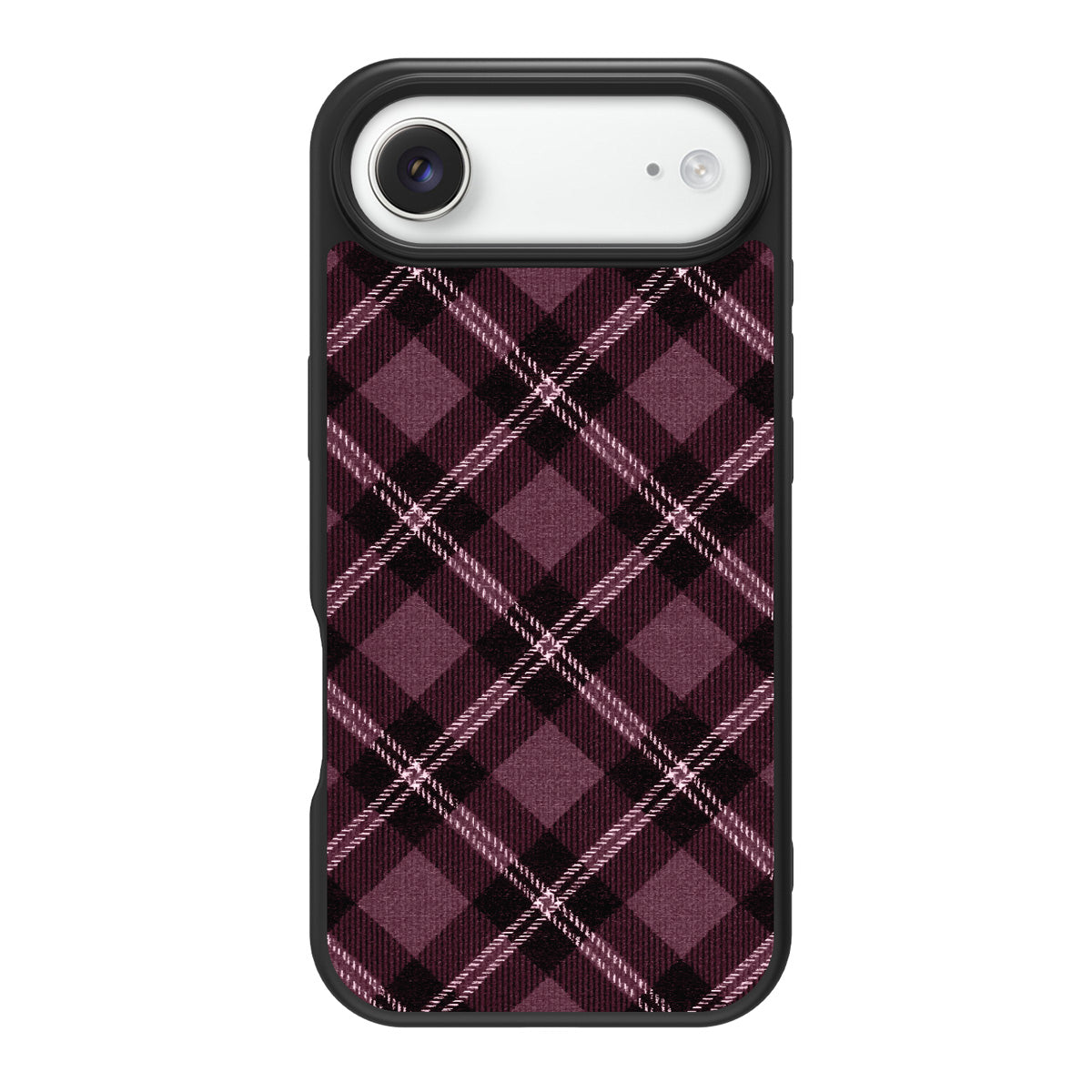Merlot Weave design back view – iPhone Air case
