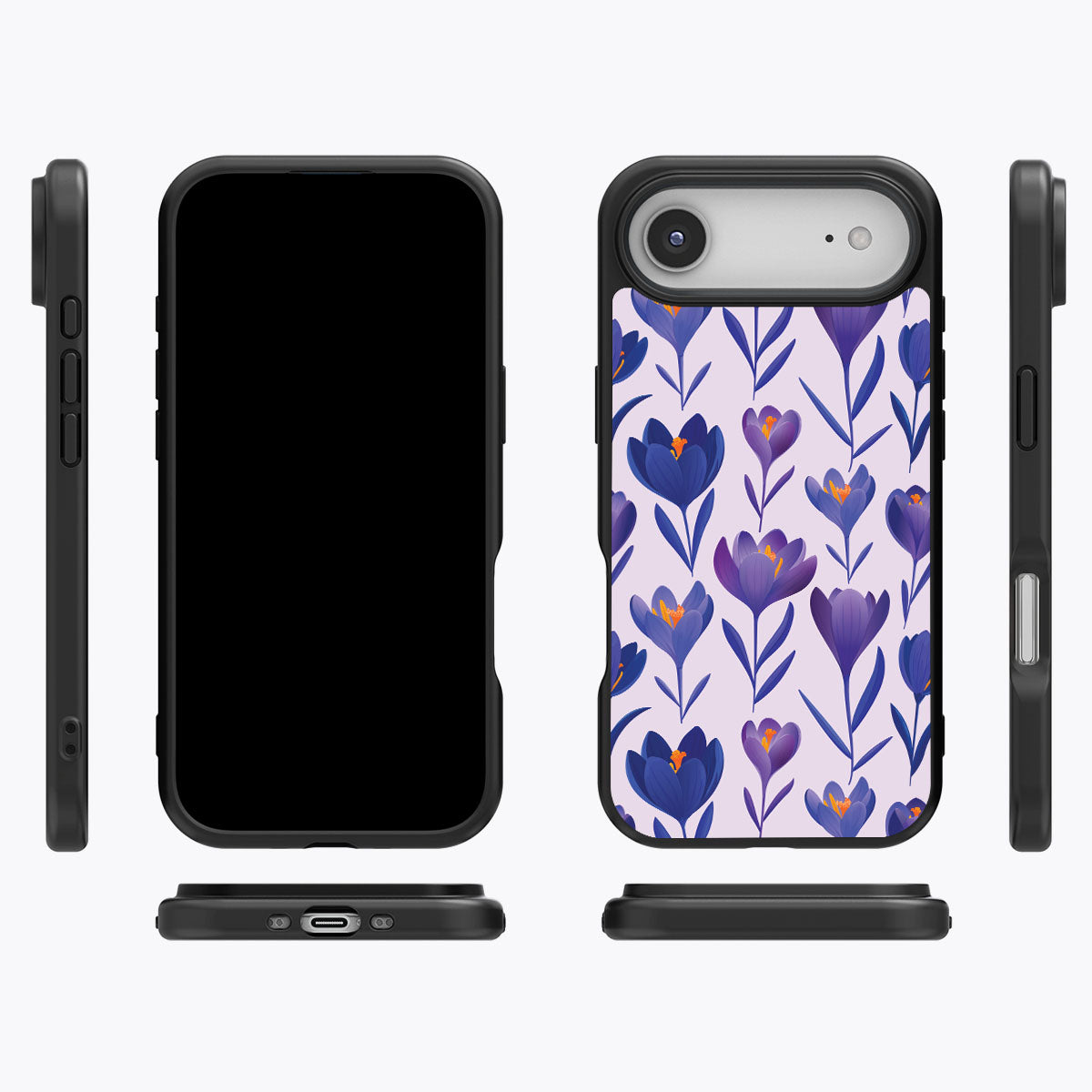 Midnight Crocus - iPhone 17 Air Case #case type_core (magsafe), #case type_core (non magsafe)
