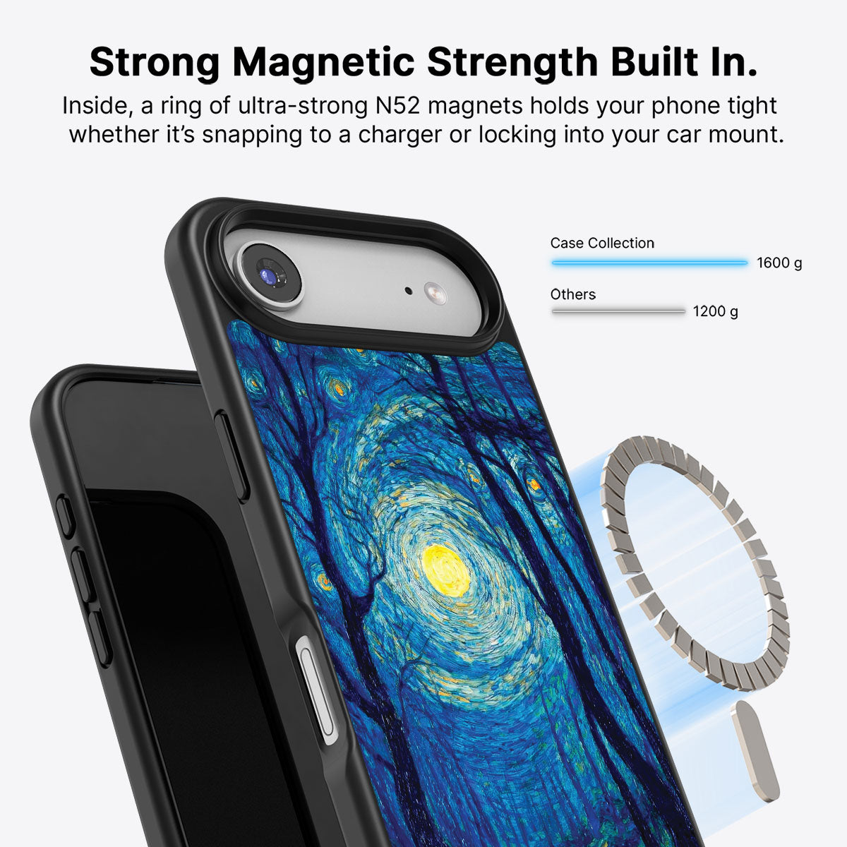 Woodland Designer iPhone Air Case – Moonlit Forest | MagSafe