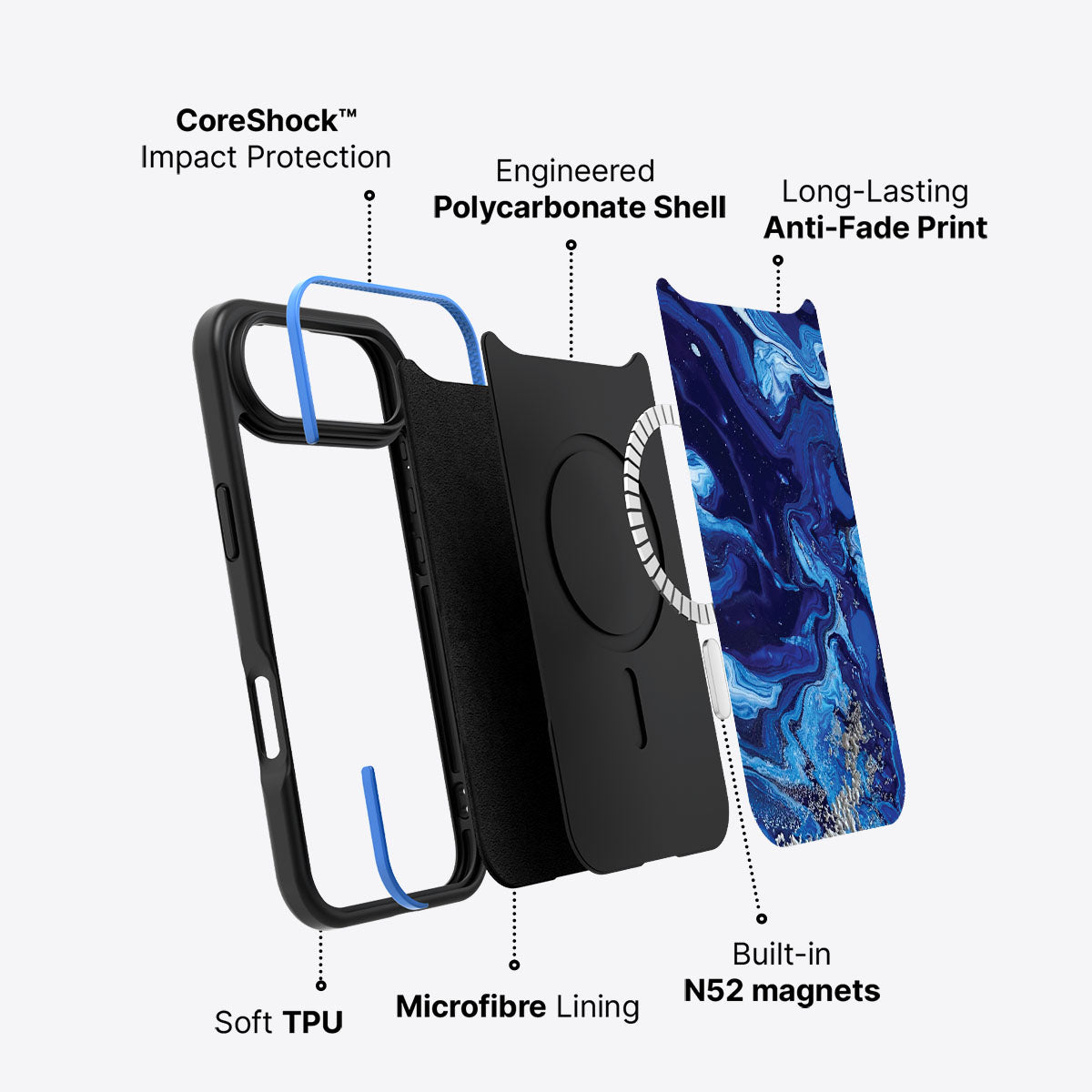 Mystic Waters - iPhone 17 Air Case #case type_core (magsafe)