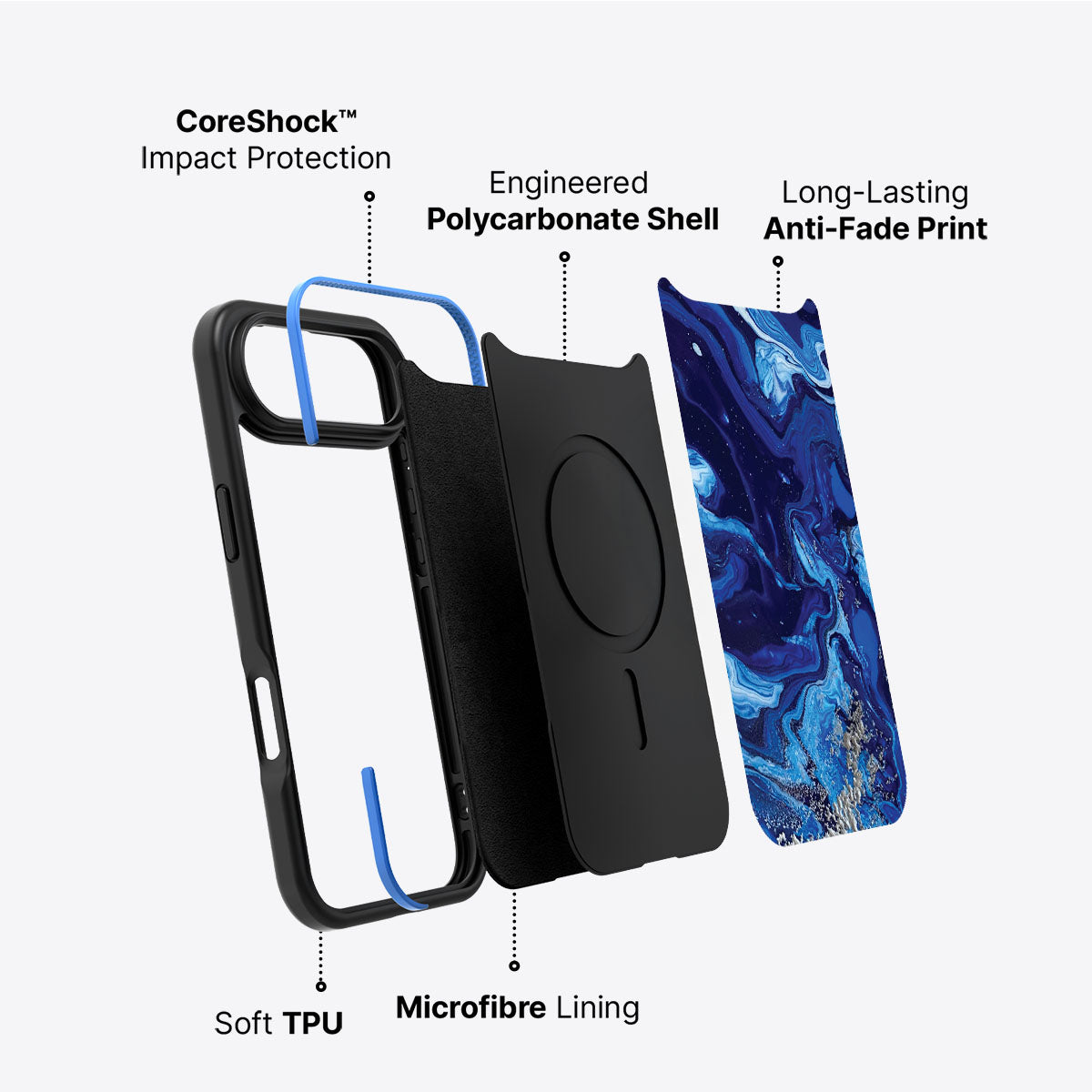 Mystic Waters - iPhone 17 Air Case #case type_core (non magsafe)