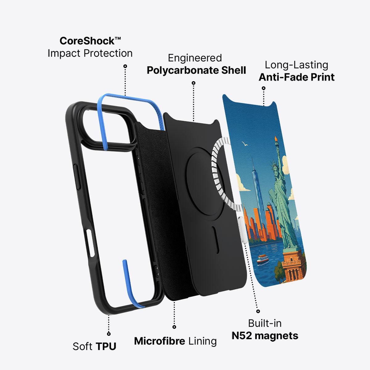 Newyork - iPhone 17 Air Case #case type_core (magsafe)
