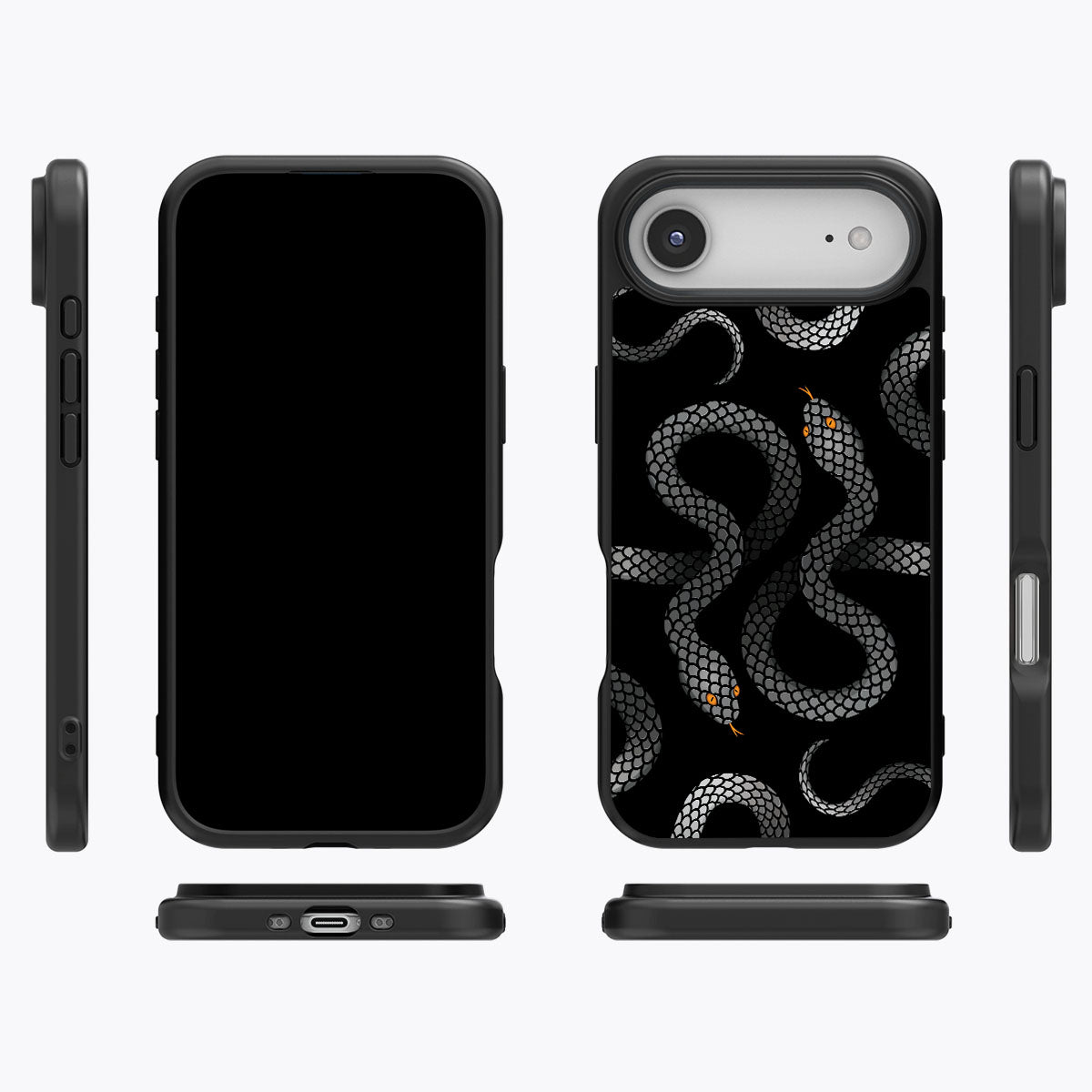 Noir Serpent - iPhone 17 Air Case #case type_core (magsafe), #case type_core (non magsafe)