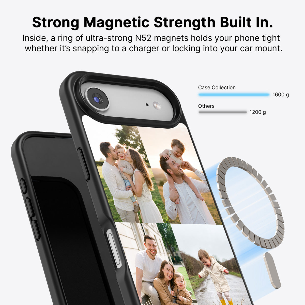 iPhone 17 Air MagSafe case – personalised photo collage