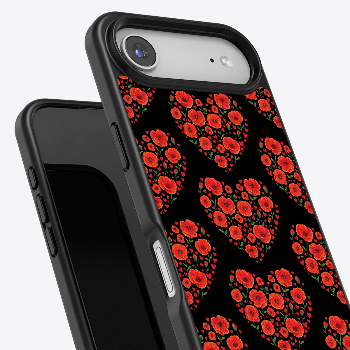Poppy Heart - iPhone 17 Air Case #case type_core (non magsafe)