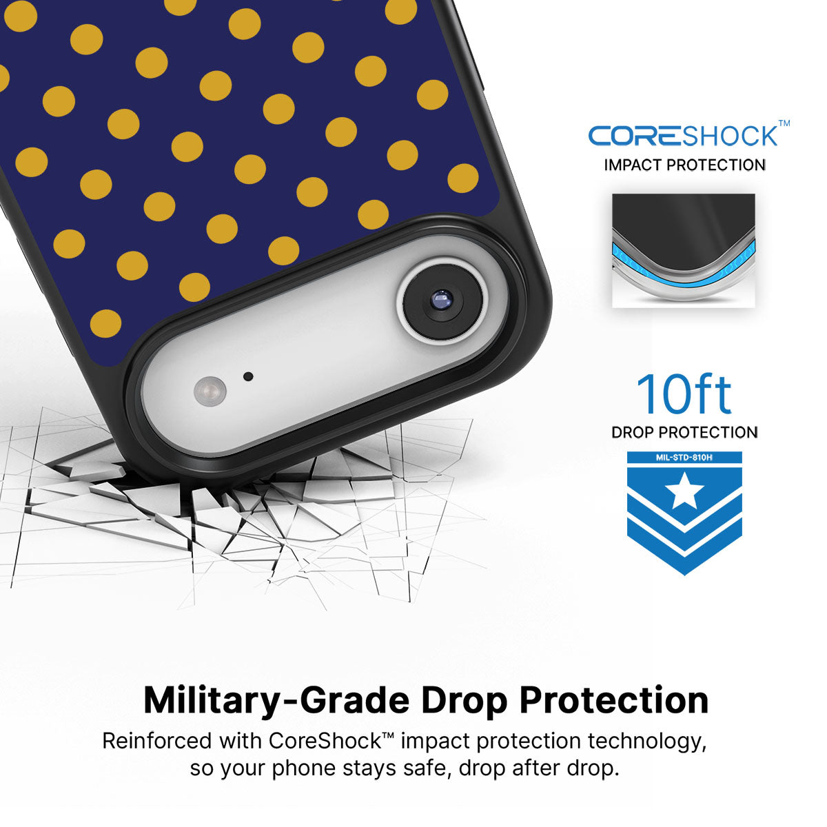 Retro Gold - iPhone 17 Air Case #case type_core (magsafe), #case type_core (non magsafe)