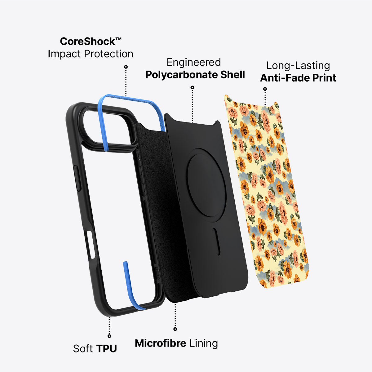 Retro Vibes - iPhone 17 Air Case #case type_core (non magsafe)