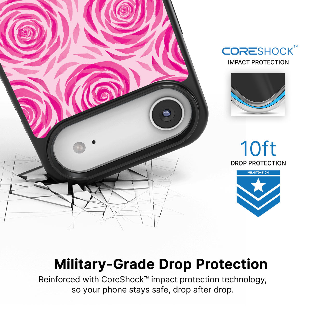 Rosy Reverie - iPhone 17 Air Case  #case type_core (magsafe), #case type_core (non magsafe)