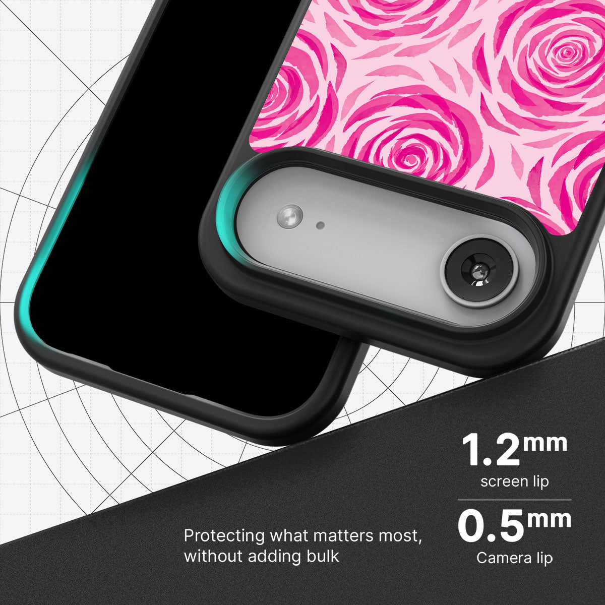 Rosy Reverie - iPhone 17 Air Case  #case type_core (magsafe), #case type_core (non magsafe)