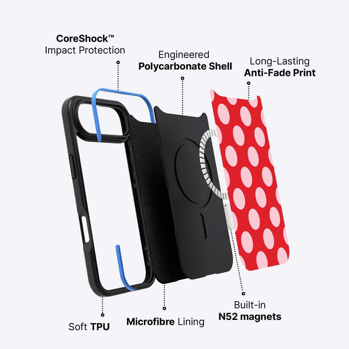 Rouge Blush - iPhone 17 Air Case #case type_core (magsafe)