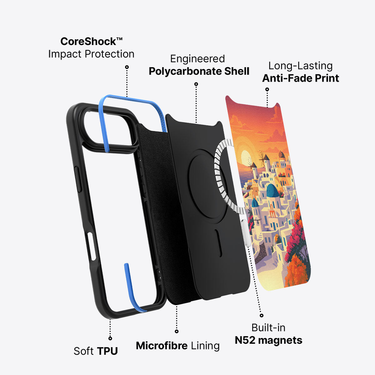 Santorini - iPhone 17 Air Case #case type_core (magsafe)