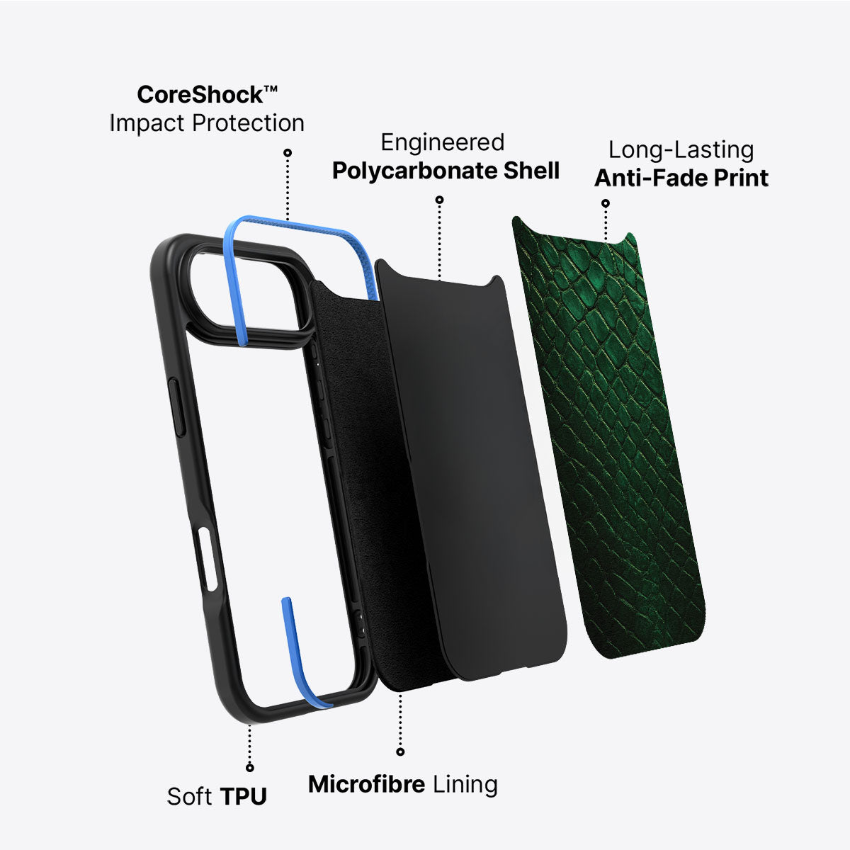 Slytherin Senses - iPhone 17 Air Case  #case type_core (non magsafe)