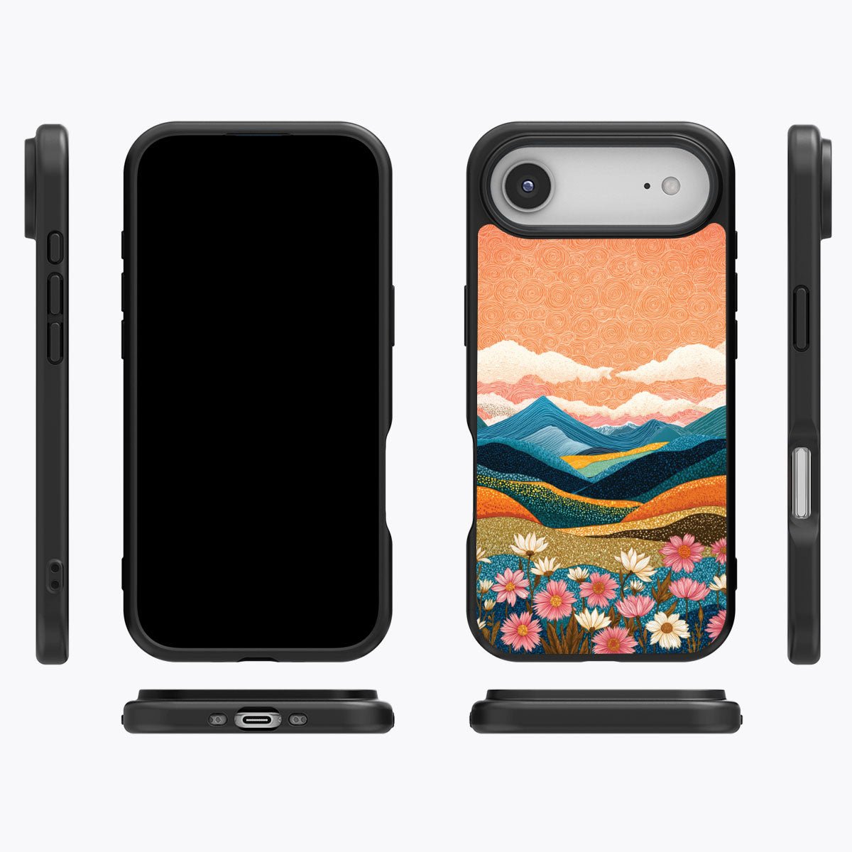Sunset Designer iPhone Air Case – Soft Horizon | MagSafe