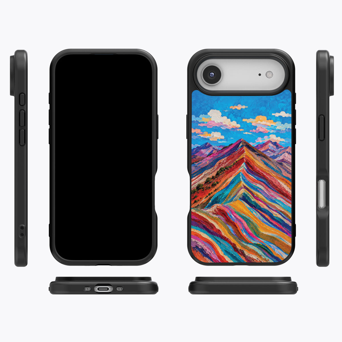 Spectrum Ridge iPhone Air case cover – multi-angle view