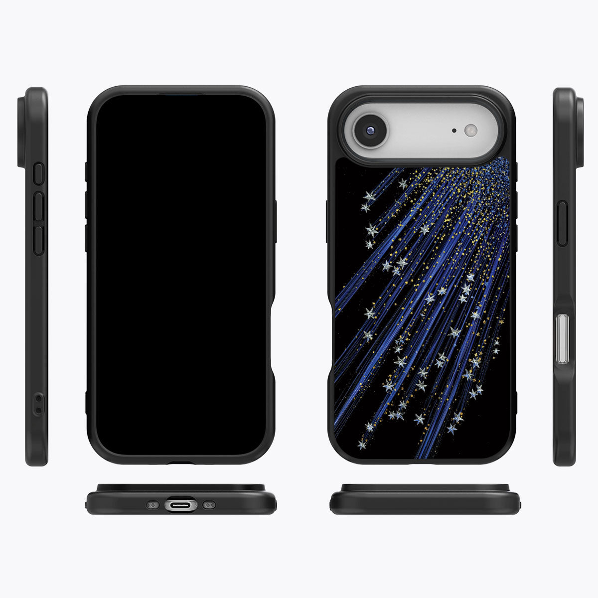 Celestial Designer iPhone Air Case – Star Cascade | MagSafe