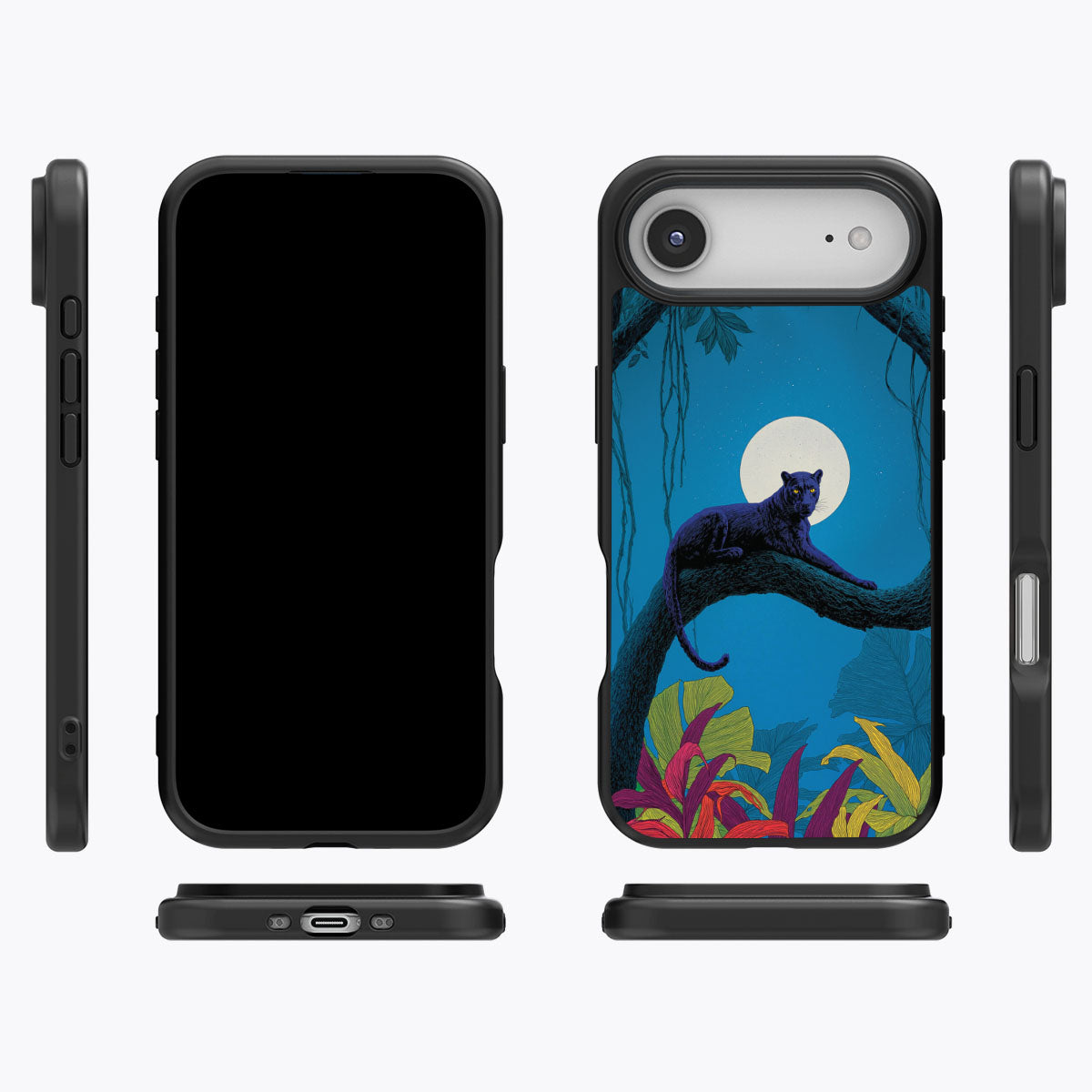 Leopard Designer iPhone Air Case – Tropic Panther | MagSafe