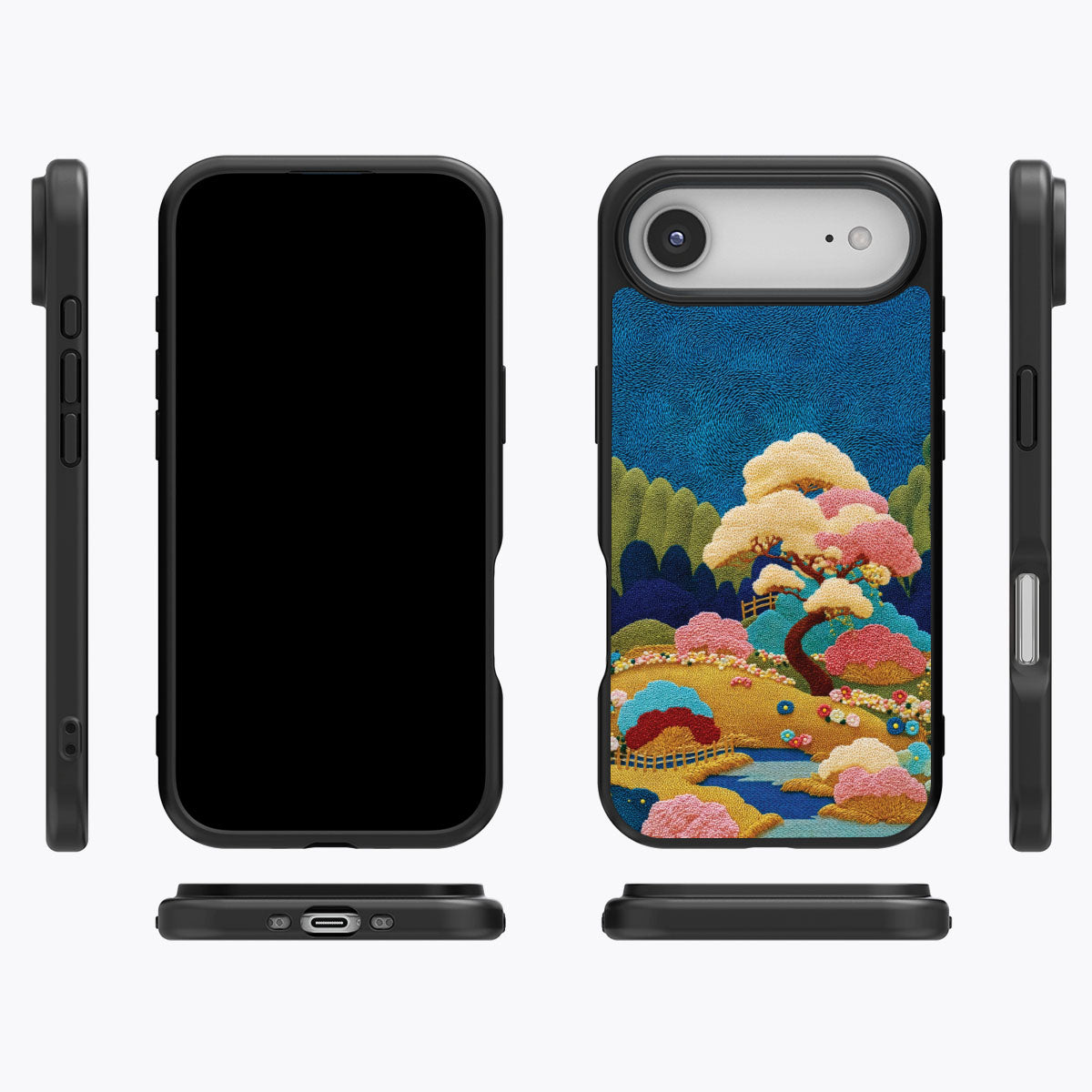 Japanese Art Designer iPhone Air Case – Zen Garden | MagSafe