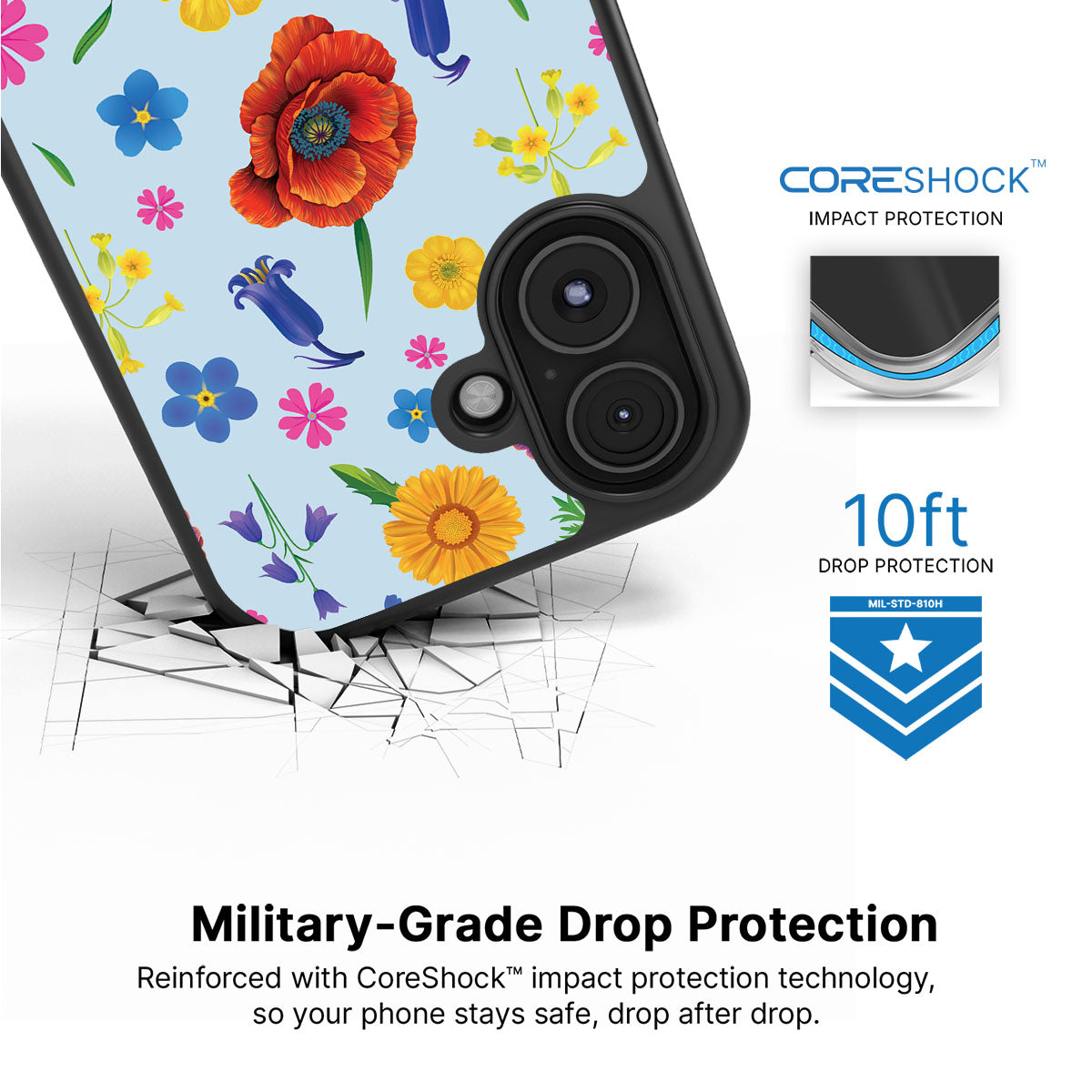 British Wildflowers - iPhone 17 Case #case type_core (magsafe), #case type_core (non magsafe)