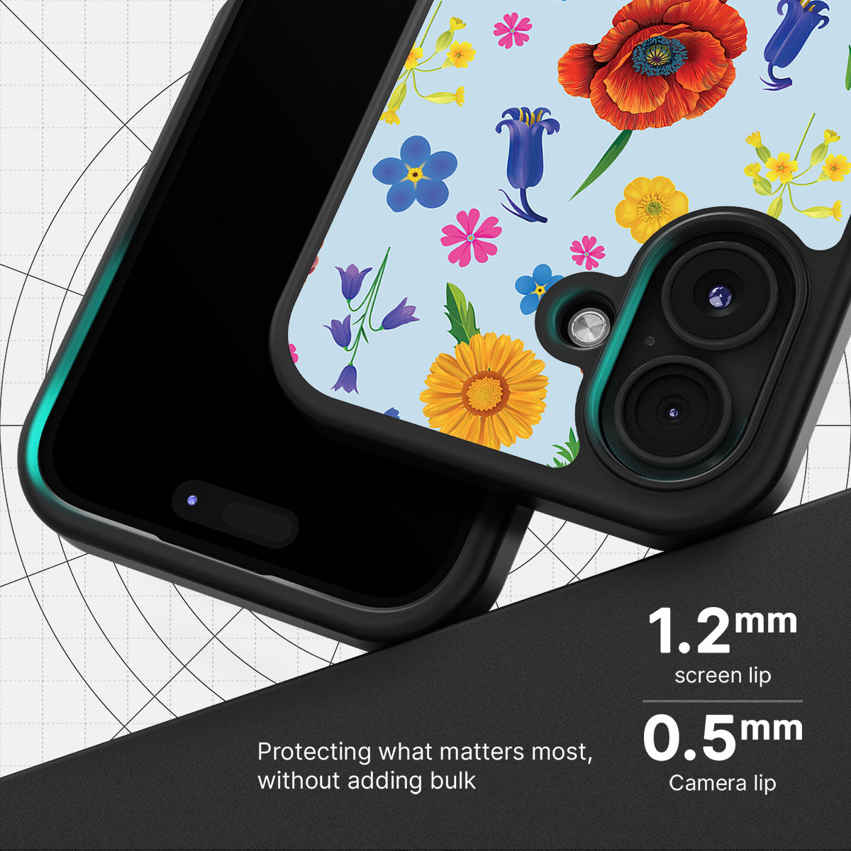 British Wildflowers - iPhone 17 Case #case type_core (magsafe), #case type_core (non magsafe)