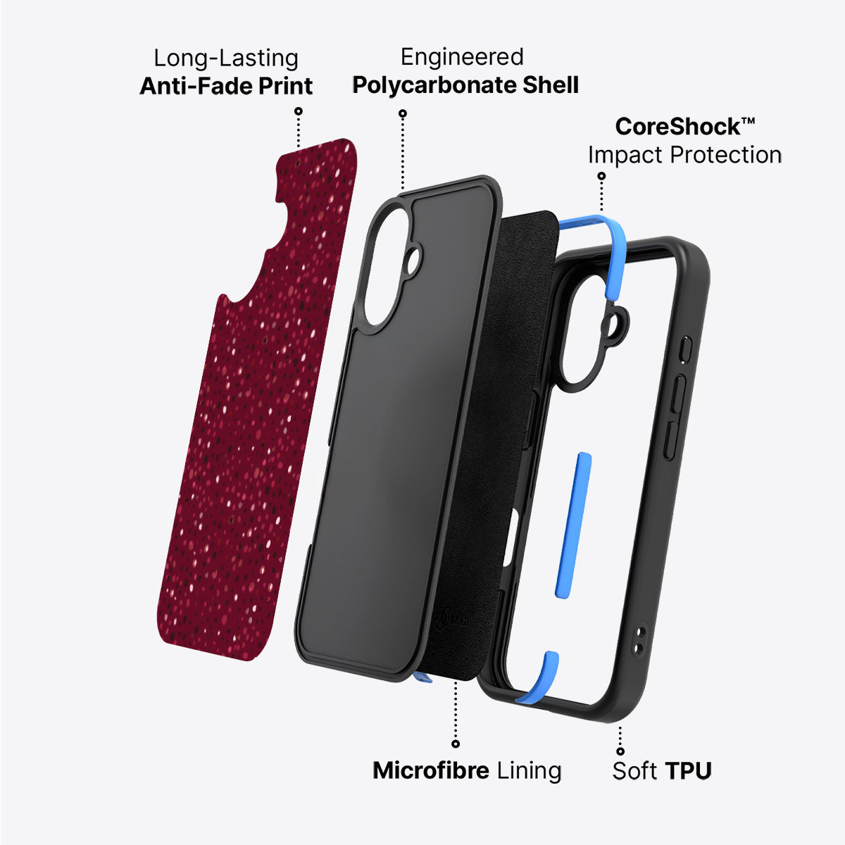 Bubbly Wine - iPhone 17 Case #case type_core (non magsafe)