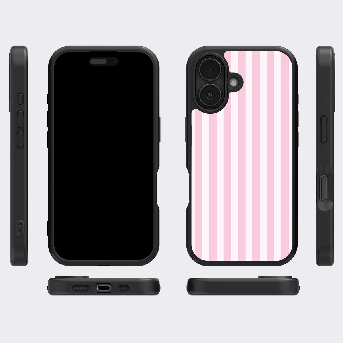 Cabana iPhone 17 case cover – multi-angle view