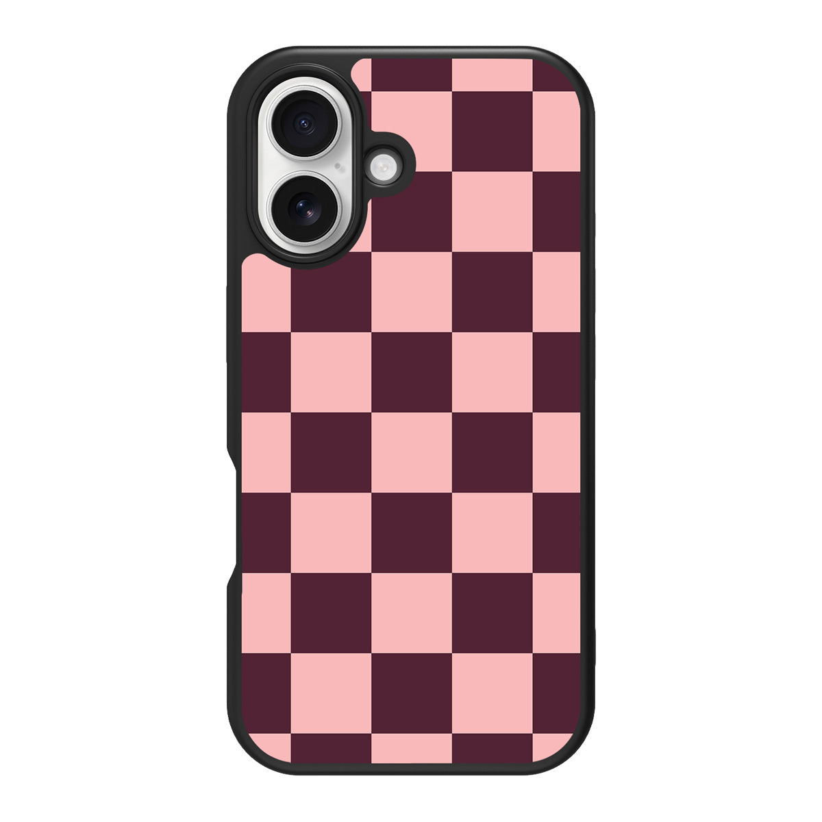 Claret Tile design back view – iPhone 17 case