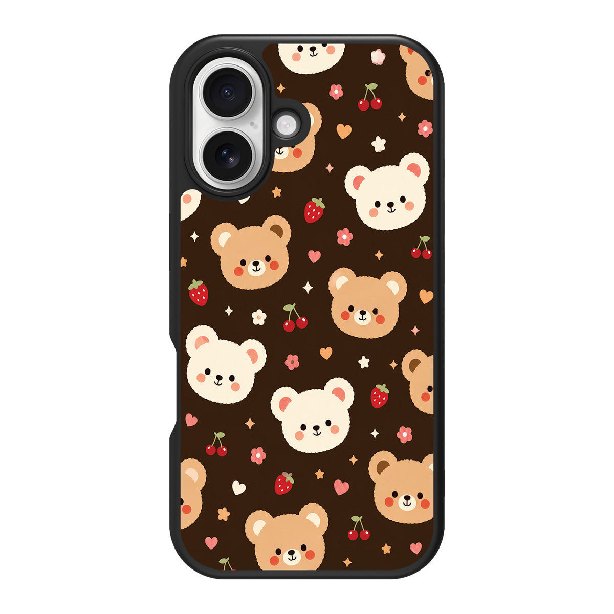 Cocoa Cuddles design back view – iPhone 17 case