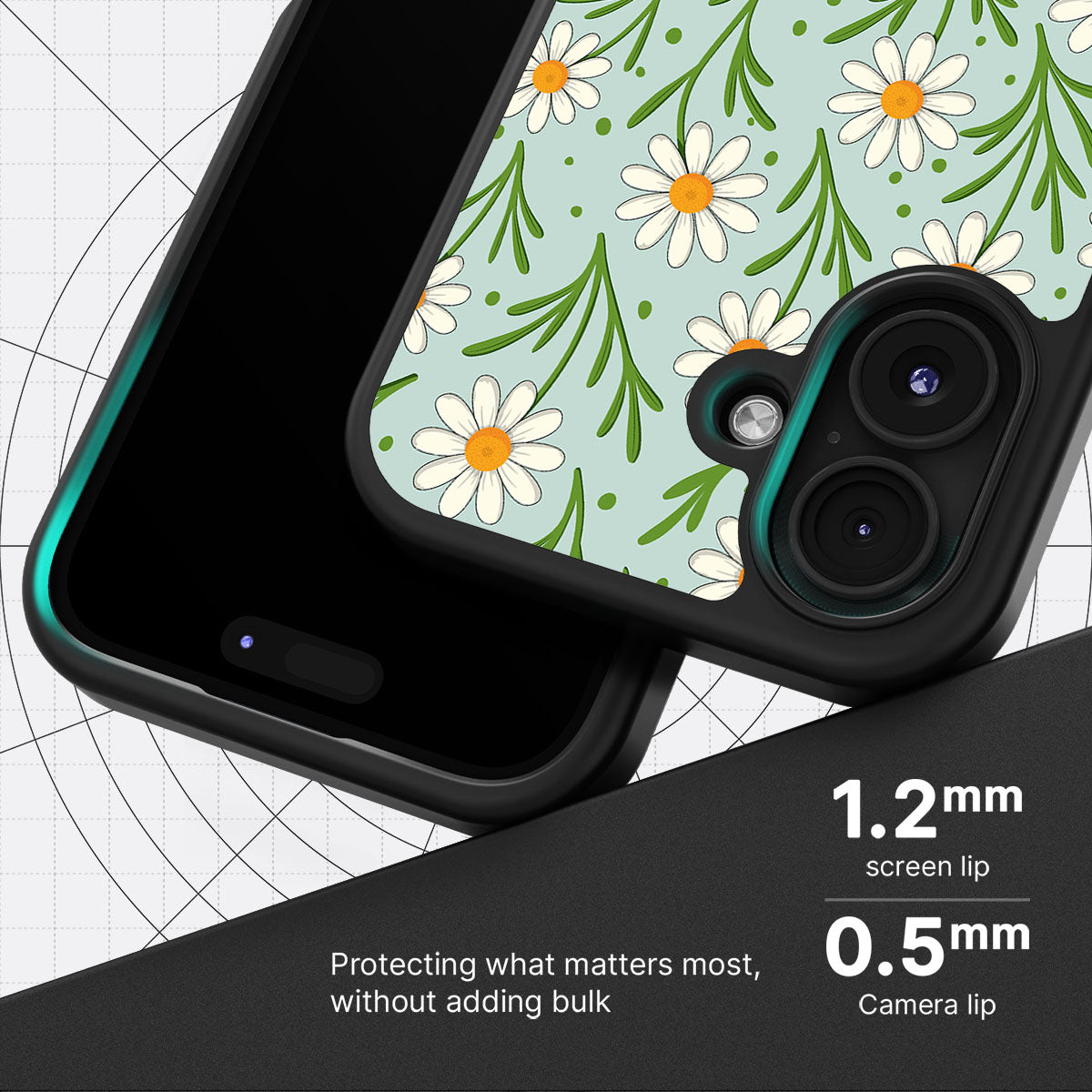 Daisy Flowers - iPhone 17 Case #case type_core (magsafe), #case type_core (non magsafe)