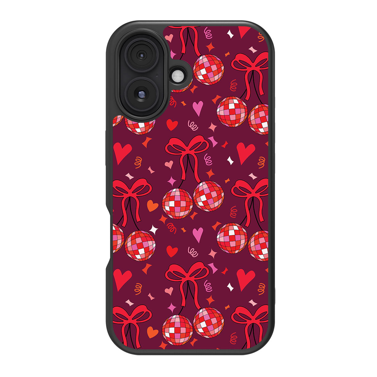 Disco Cherries - iPhone 17 Case #case type_core (magsafe), #case type_core (non magsafe)