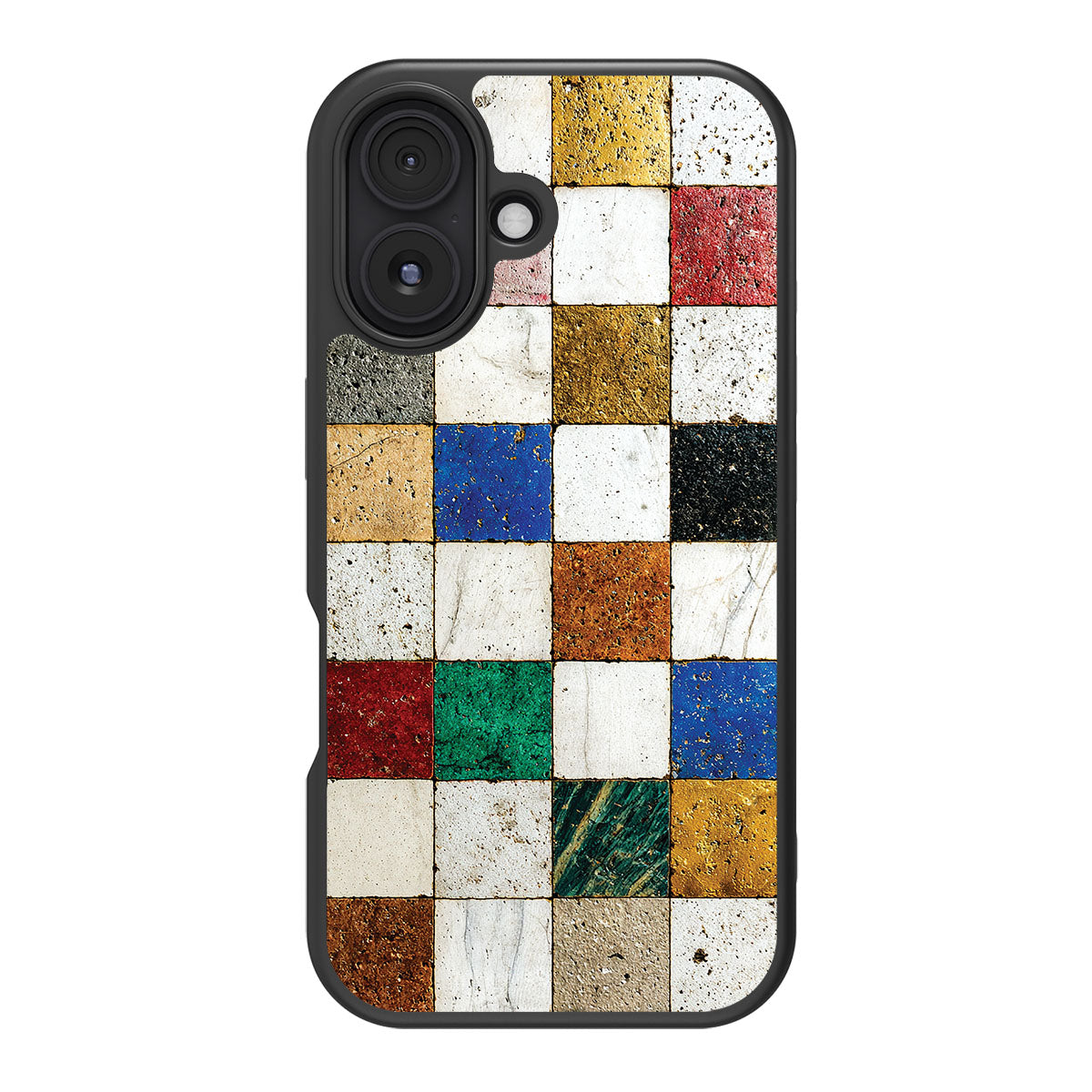 Heritage Mosaic design back view – iPhone 17 case
