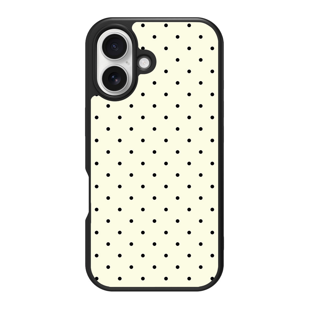 Ivory Sprinkle design back view – iPhone 17 case