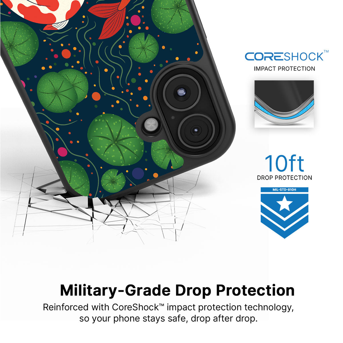 Koi Fish - iPhone 17 Case, #case type_core (magsafe), #case type_core (non magsafe)