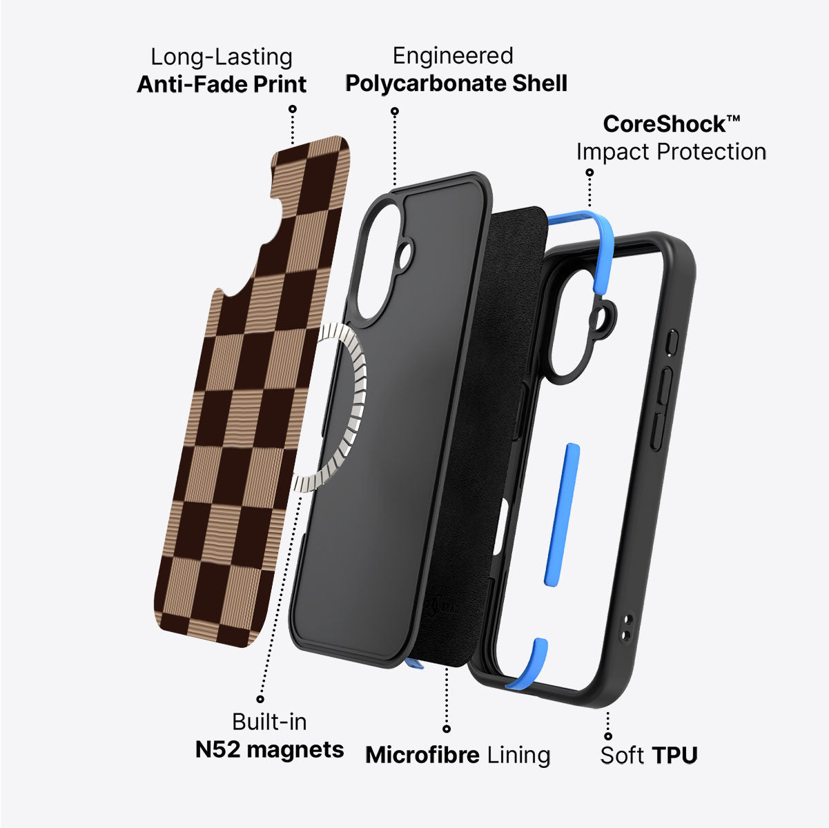 Latte Check - iPhone 17 Case  #case type_core (magsafe)