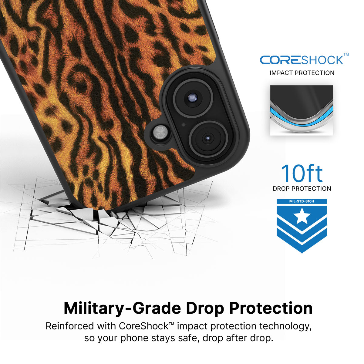 Leopard Trail - iPhone 17 Case  #case type_core (magsafe), #case type_core (non magsafe)