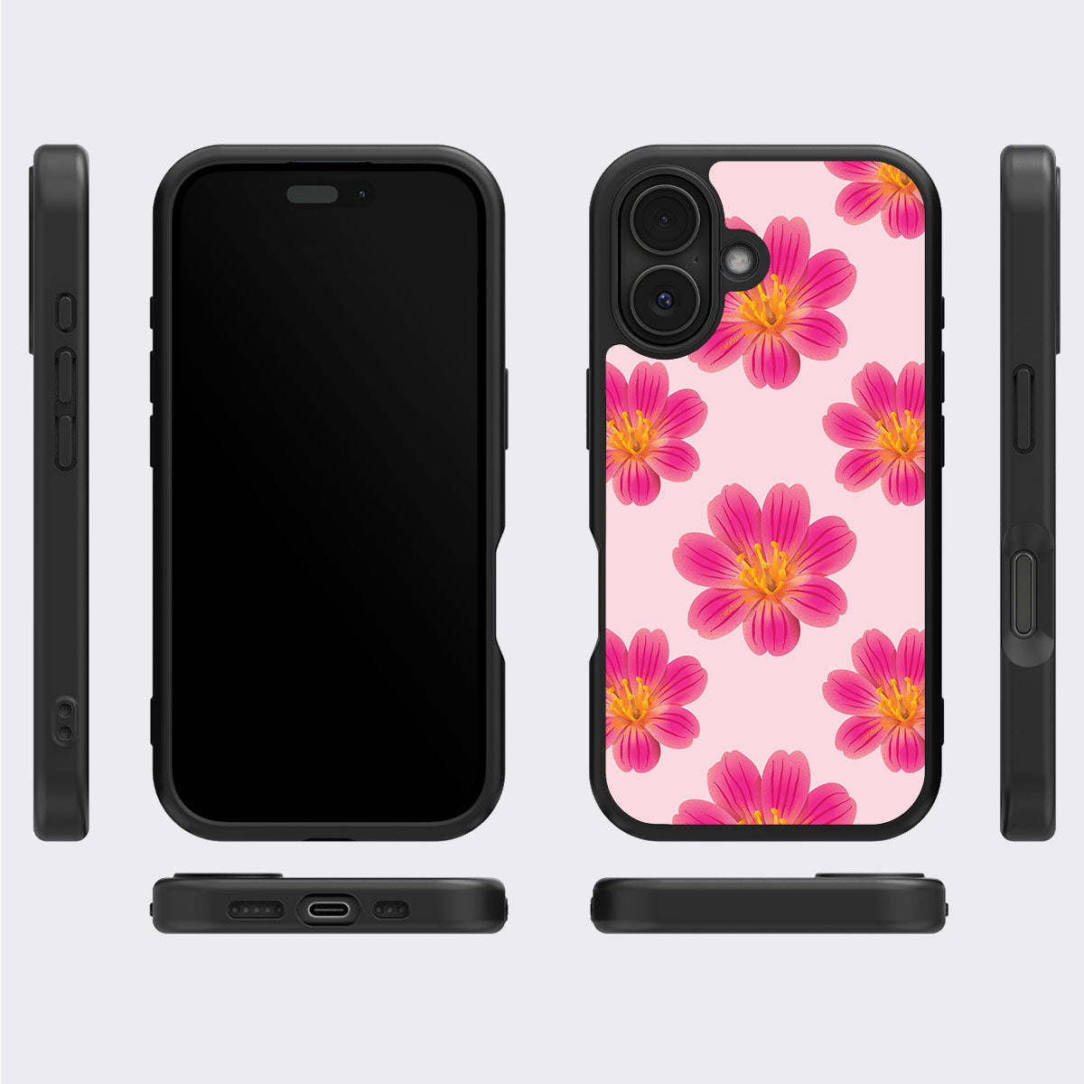 Lewisia Cotyledon - iPhone 17 Case #case type_core (magsafe), #case type_core (non magsafe)