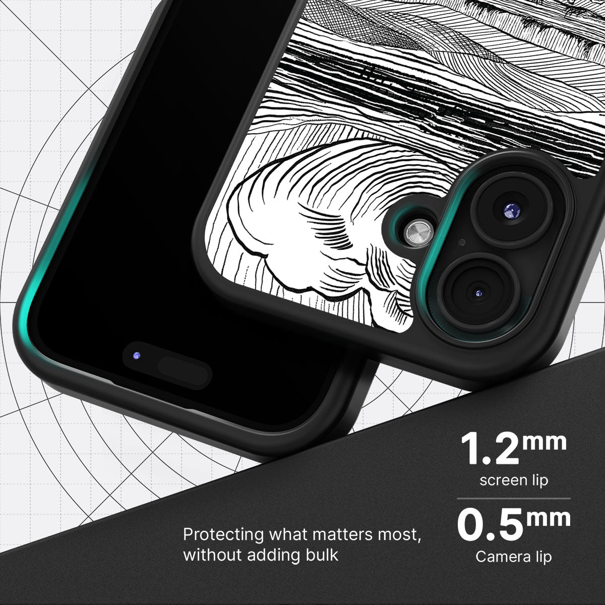 Linear Landscape - iPhone 17 Case #case type_core (magsafe), #case type_core (non magsafe)