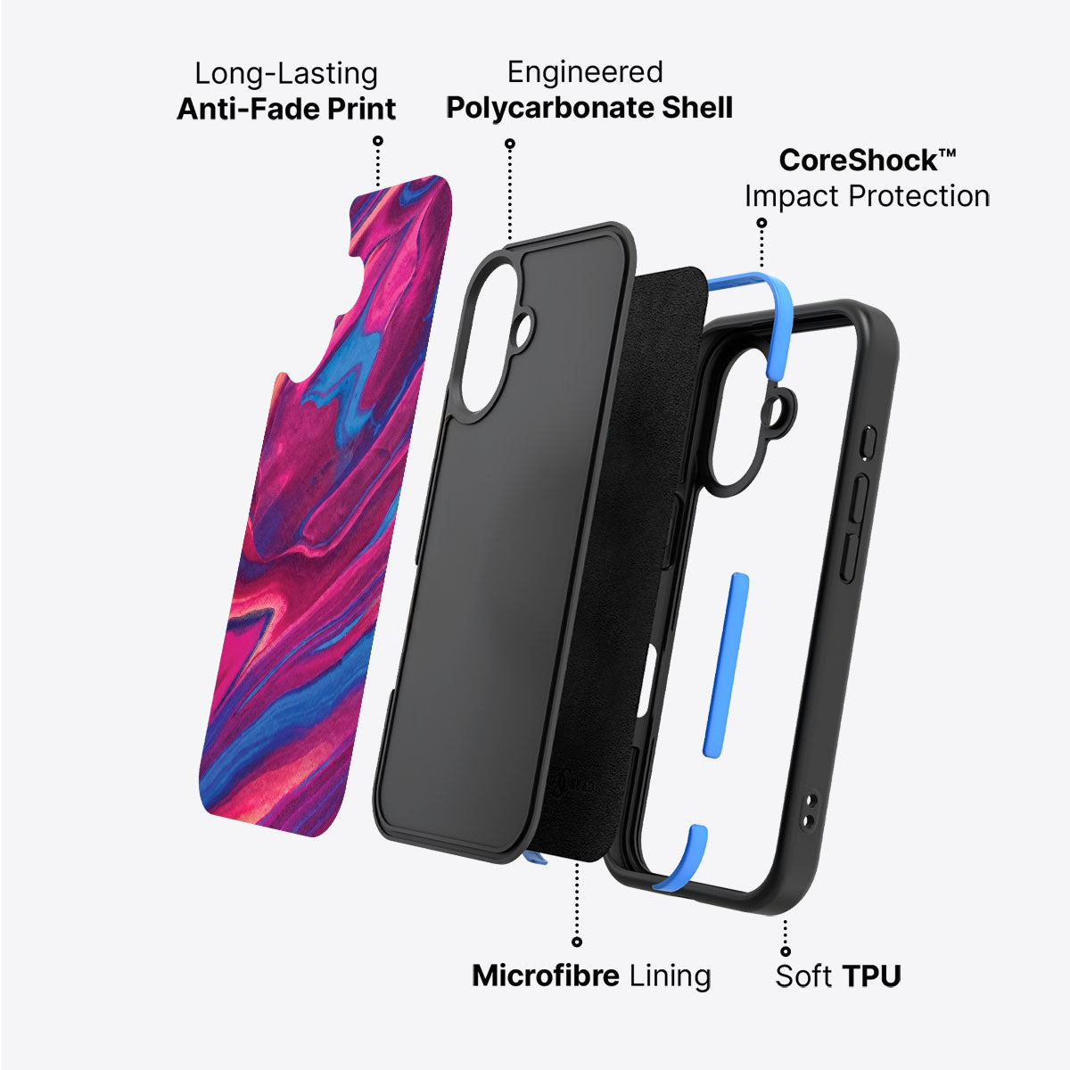 Luminous Lava - iPhone 17 Case, #case type_core (non magsafe)