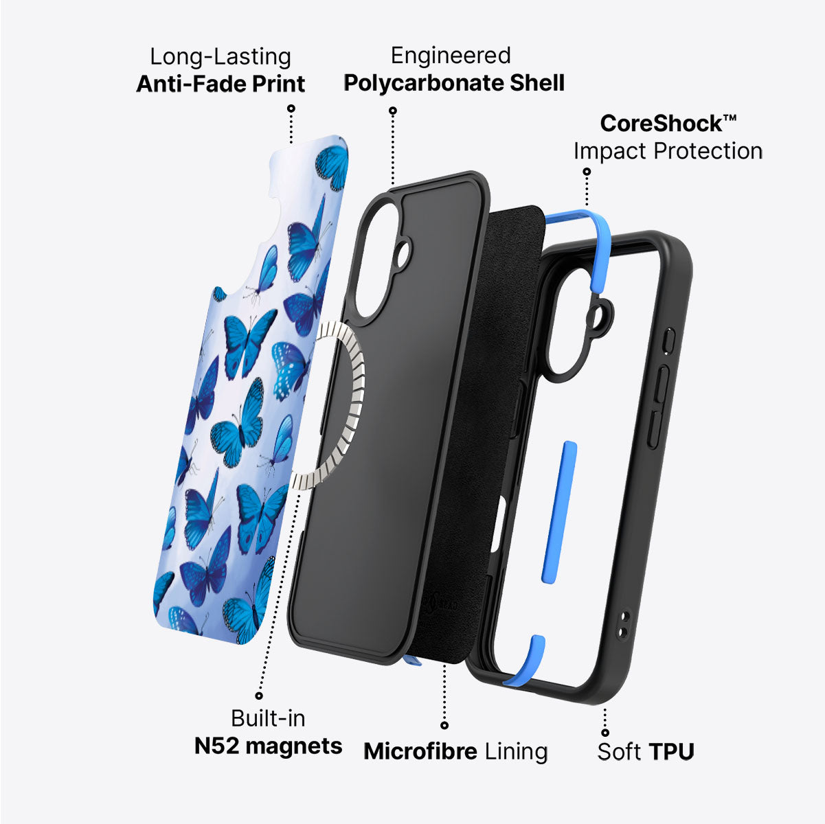 Magic Butterflies - iPhone 17 Case