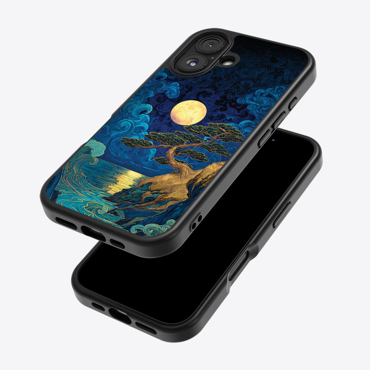 Moonlit Tide - iPhone 17 Case #case type_core (magsafe), #case type_core (non magsafe)