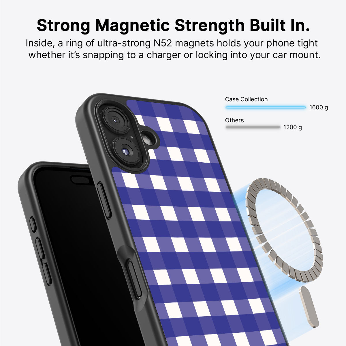 Nautical Grid - iPhone 17 Case