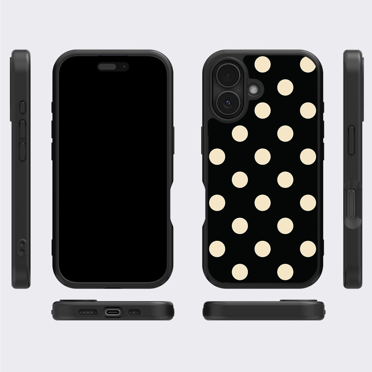 Noir Cream - iPhone 17 Case #case type_core (magsafe), #case type_core (non magsafe)