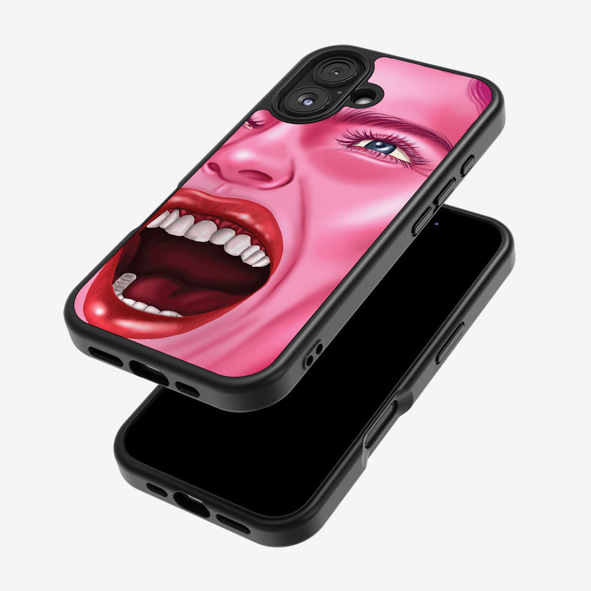 Pink Rage - iPhone 17 Case #case type_core (magsafe), #case type_core (non magsafe)