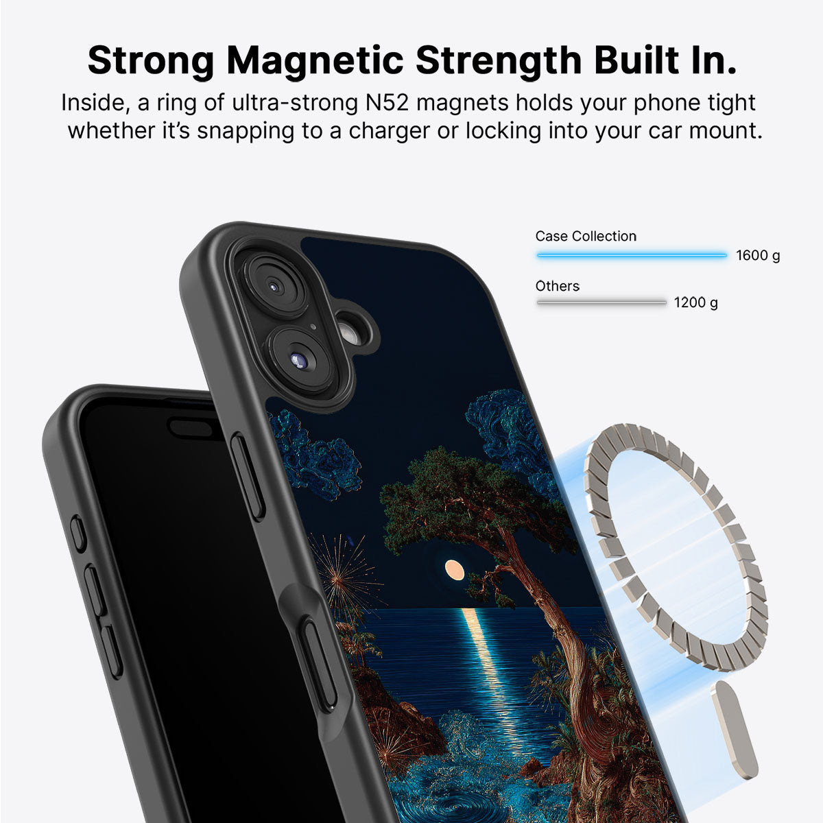 iPhone 17 MagSafe case – Quiet Moon design