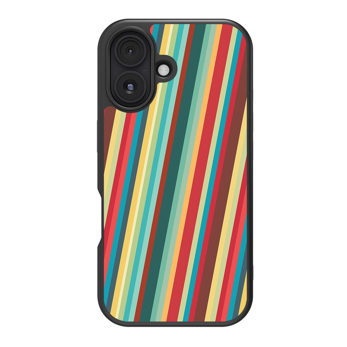 Retro Stripes - iPhone 17 Case #case type_core (magsafe), #case type_core (non magsafe)