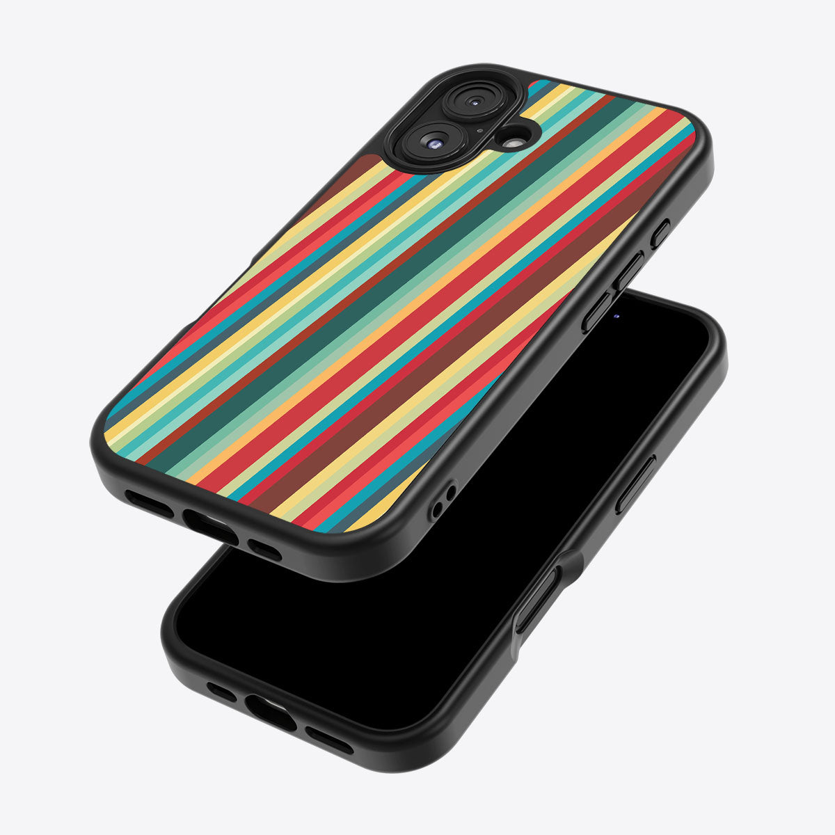 Retro Stripes - iPhone 17 Case #case type_core (magsafe), #case type_core (non magsafe)