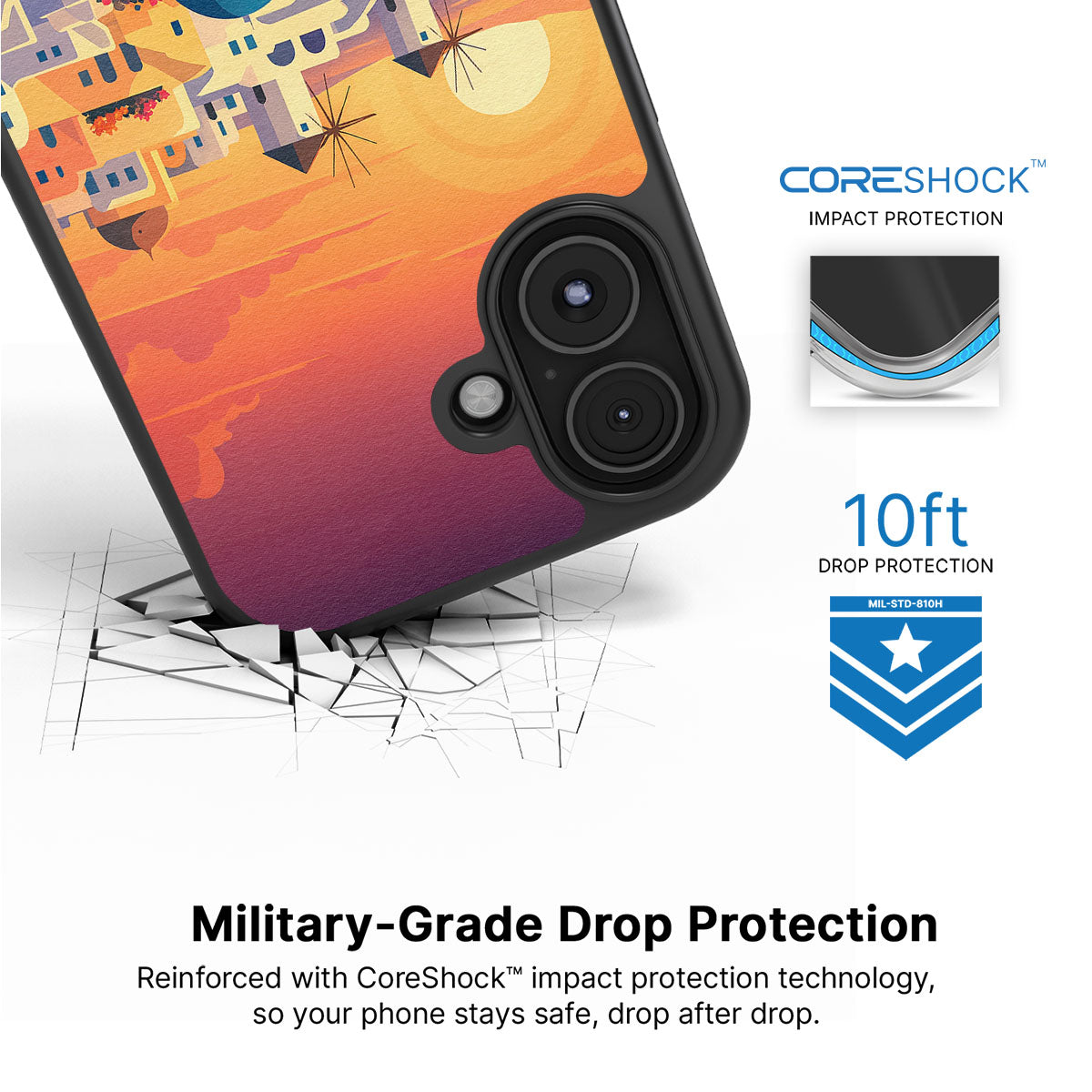 Santorini - iPhone 17 Case #case type_core (magsafe), #case type_core (non magsafe)