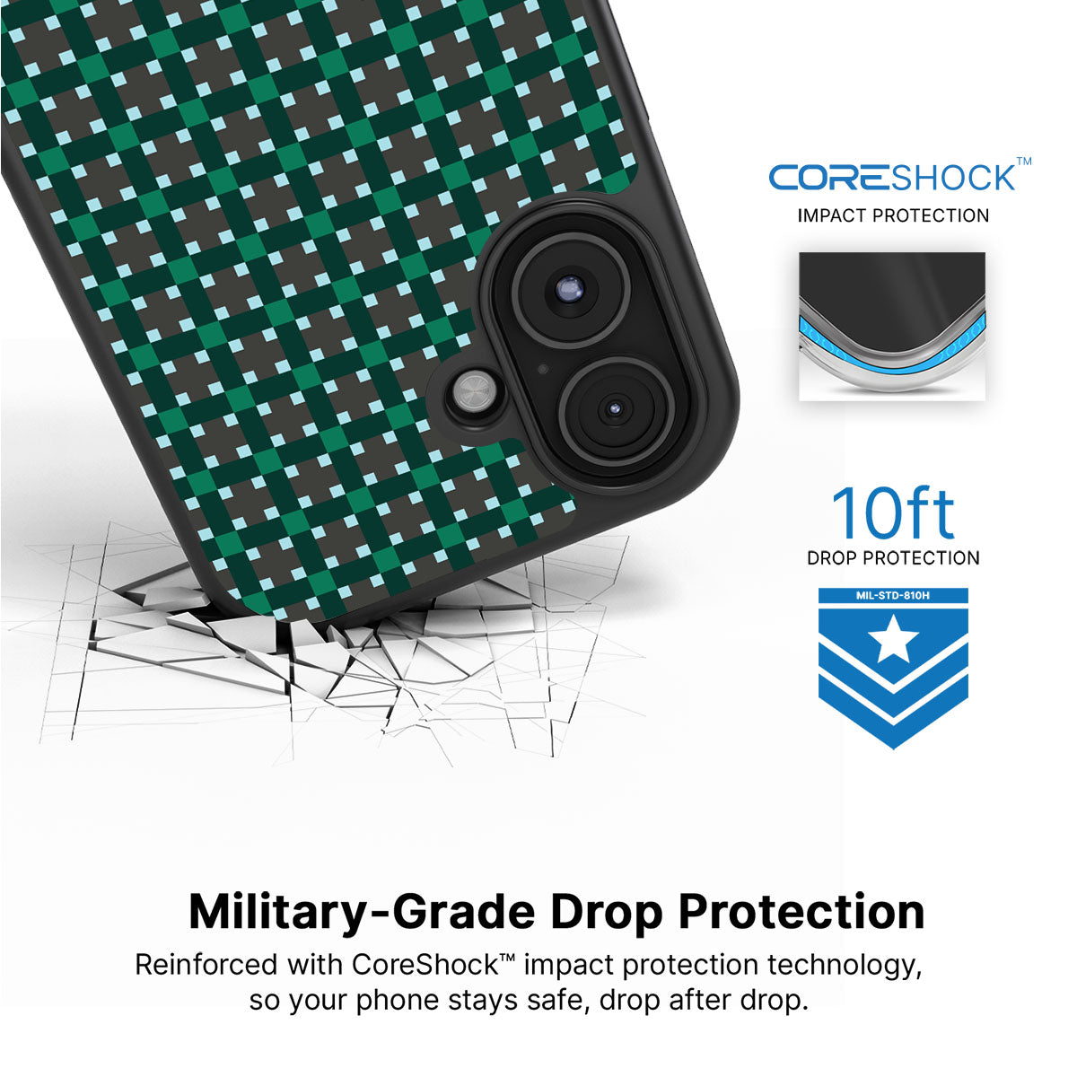 Sea of Emeralds - iPhone 17 Case #case type_core (magsafe), #case type_core (non magsafe)