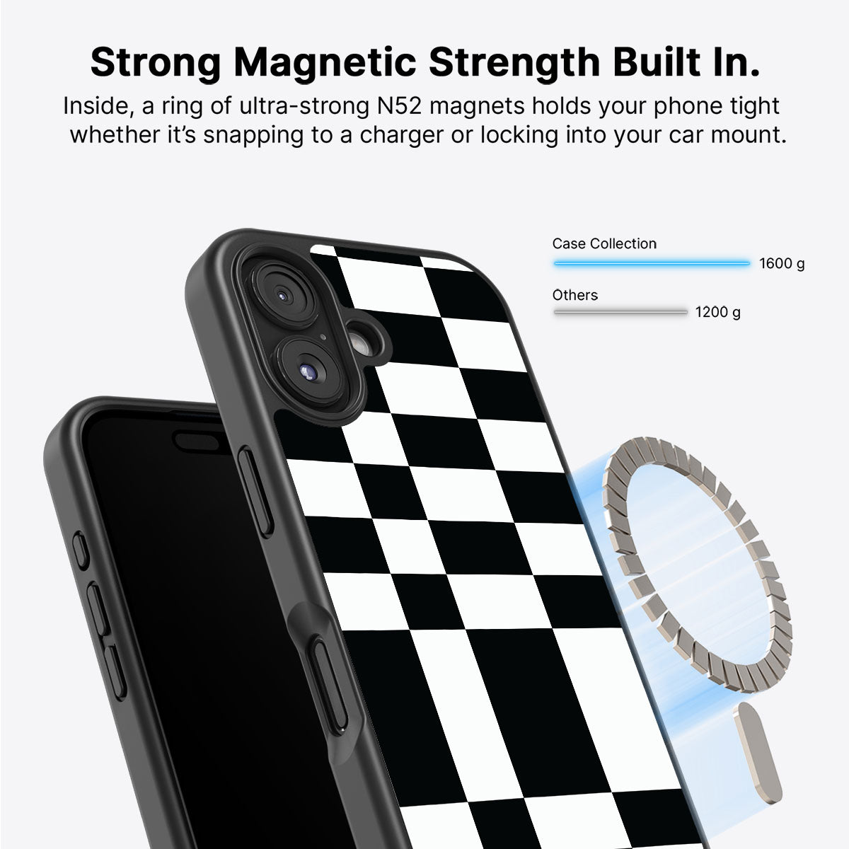 Skewed Checks - iPhone 17 Case  #case type_core (magsafe)